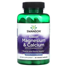Swanson Magnézium & Kálcium + D3&K2 90 növényi kapszula vitamin és táplálékkiegészítő