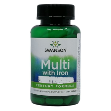 Swanson Multi with Iron Century Formula vassal tabletta 130db vitamin és táplálékkiegészítő