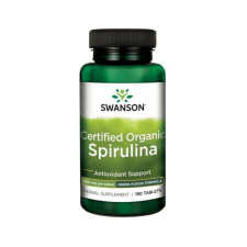 Swanson Spirulina alga 180 tabtetta Organikus vitamin és táplálékkiegészítő