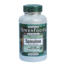 Swanson spirulina alga tabletta 180 db vitamin és táplálékkiegészítő