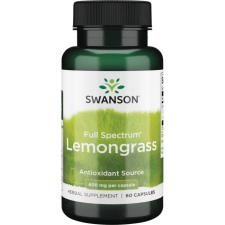Swanson Swanson Lemongrass (Citromfű) 400mg 60 kapszula vitamin és táplálékkiegészítő