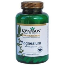 Swanson Swanson Magnézium 200 mg kapszula (250 db) vitamin és táplálékkiegészítő