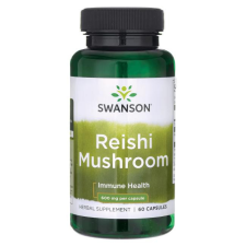 Swanson Swanson Reishi (Ganoderna) gomba 600mg 60 kapszula vitamin és táplálékkiegészítő