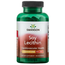 Swanson SZÓJA LECITIN KAPSZULA (GMO mentes) 1200 mg 90 db vitamin és táplálékkiegészítő