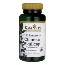  Swanson Teljes Spektrumú Kínai Koponyafű Táplálékkiegészítő 90 Kapszula vitamin és táplálékkiegészítő