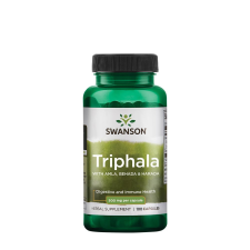 Swanson Triphala With Amla, Behada &amp; Harada 500 mg (100 Kapszula) gyógyhatású készítmény