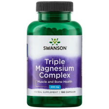  Swanson Triple Magnesium Complex 400mg 100 kapszula vitamin és táplálékkiegészítő