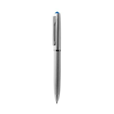 Swarovski Golyóstoll, ezüst, "Oslo", zafírkék SWAROVSKI® kristállyal, 13 cm, ART CRYSTELLA® toll