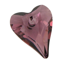 Swarovski Wild Heart Pendant- Swarovski medál - Antique Pink- rózsaszín-27 mm medál
