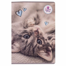 Sweet Pets cicás kockás füzet - A4 - 60 lapos margós füzet
