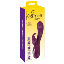 Sweet Smile SMILE - akkus 3 motoros, csiklókaros vibrátor (lila) vibrátorok