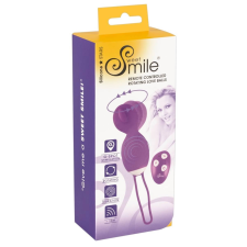 Sweet Smile SMILE Rotating Love Ball - akkus, rádiós, forgó vibrációs tojás (lila) vibrátorok