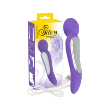Sweet Smile SMILE Wand - Dupla motoros masszírozó vibrátor (lila) vibrátorok