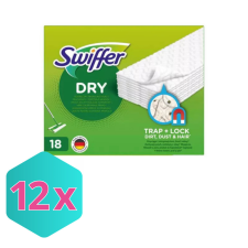  Swiffer Padlótörlő Utántöltő 18 darabos KARTON - 12 db takarító és háztartási eszköz