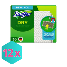  Swiffer Padlótörlő Utántöltő 36 darabos KARTON - 12 db takarító és háztartási eszköz