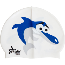 Swimfit Úszósapka Swimfit delfines fehér úszófelszerelés