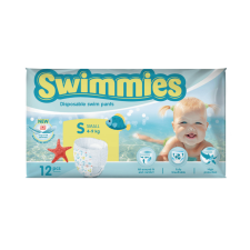 Swimmies úszópelenka S, 4-9 kg, 12 db pelenka