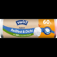 Swirl összehúzható hulladékgyűjtő zsákok 60 l, 8 db (4008871219077) tisztító- és takarítószer, higiénia