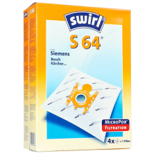 Swirl S 64 / S 66 MP Porzsák (4 db / csomag) kisháztartási gépek kiegészítői