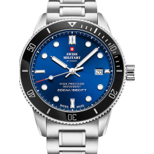 Swiss Military SM34088.02 Diver Quartz Mens Watch 42mm 20ATM, karóra