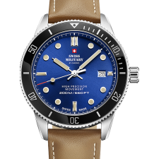 Swiss Military SM34088.05 Diver Quartz Mens Watch 42mm 20ATM, karóra
