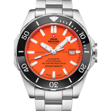 Swiss Military SMA34092.03 Automatic Diver Mens Watch 45mm 100ATM, karóra