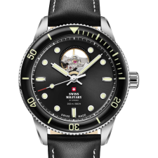 Swiss Military SMA34106.15 Mens Watch Automatic Open-Heart Diver 42mm 20ATM, karóra