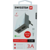 Swissten 22041000 2xUSB-A Hálózati Töltő Adapter + MicroUSB Kábel 1.2m 15W - Fehér (22041000)