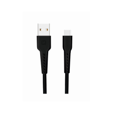 Swissten 71505530 Basic USB Type-A apa - USB Type-C apa Adat és töltő kábel - Fekete (1m) kábel és adapter