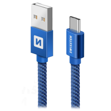 Swissten 71521308 USB-A apa - Lightning apa Adat- és töltőkábel 2m - Kék (71521308) kábel és adapter