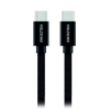 Swissten 71527201 USB-C apa - USB-C apa Adat- és töltőkábel 1.2m - Fekete (71527201)