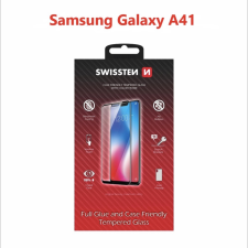 Swissten Case Friendly Samsung Galaxy A41 üvegfólia - fekete (54501772) mobiltelefon kellék