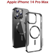 Swissten Clear Jelly MagStick Metallic pro iPhone 14 Pro Max černé tok és táska