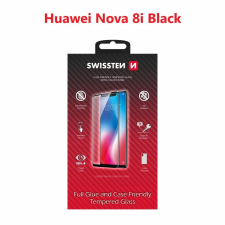 Swissten Full Glue Huawei NOVA 8i 3D üvegfólia - fekete (54501815) mobiltelefon kellék