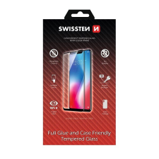 Swissten Full Glue Huawei P30 3D üvegfólia - fekete mobiltelefon kellék
