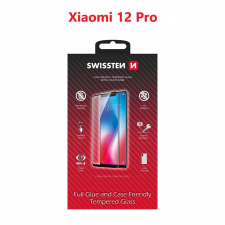 Swissten Full Glue Xiaomi 12 Pro 3D üvegfólia - fekete (54501821) mobiltelefon kellék