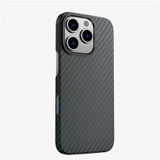 Swissten MagCarbon Pro iPhone 15 fekete tok mobiltelefon kellék