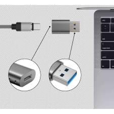 Swissten plug&amp;play adapter USB-A to USB-C kábel és adapter