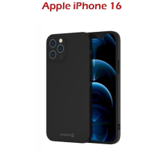 Swissten Soft Joy Apple iPhone 16 fekete tok (34500375) tok és táska
