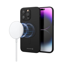 Swissten Soft Joy MagStick iPhone 14 Plus fekete tok tok és táska