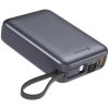 Swissten Swisstein 22013945 Powerbank USB-A + Type-C / 20000mAh 22,5W - Szürke (8595217490598)