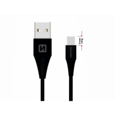 Swissten USB-C 1,5 m, fekete kábel és adapter