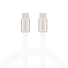 Swissten USB-C to USB-C 2m, ezüst kábel és adapter