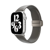 Switcheasy Apple Watch bőr óraszíj S4-S9 42/44/45/49mm szürke