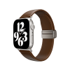 Switcheasy Classic bőr szíj Apple Watch S4-S9 okosórákhoz, 38/40/41mm, barna (SAW341238BN24)