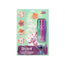 Sycomore Fújó filctoll szett, A4, 3 tollal, Stitch kreatív és készségfejlesztő