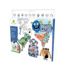 Sycomore Színezz-vágj-süss szett fiúknak kreatív és készségfejlesztő