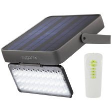 Sygonix napelemes SMD LED fali fényszóró mozgásérzékelővel fekete (SY-5275988) kültéri világítás