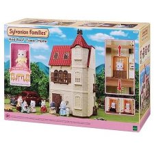  Sylvanian Families Piros tetős emeletes tornyos ház (5400) játékfigura