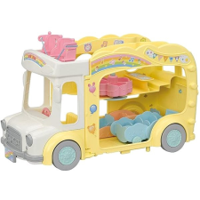 Sylvanian Families Szivárvány iskolabusz játékfigura